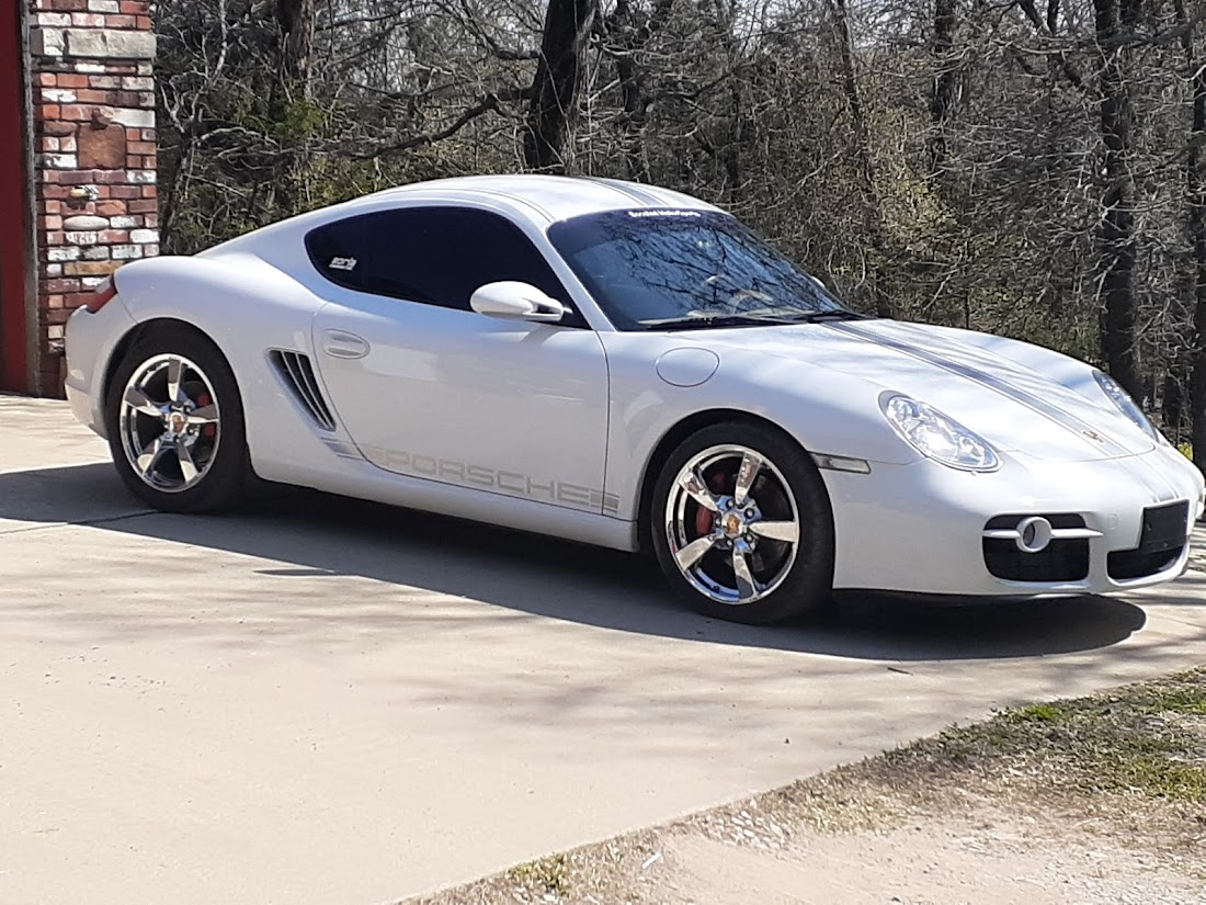 A Porsche Cayman serviced at Armstrong Automotive Repair